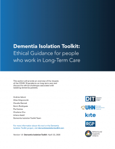 Image of the cover of the Ethical guidance for people who work in long-term care